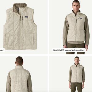 Patagonia Men's light Gust Insulated Vest, M (New without tags) L